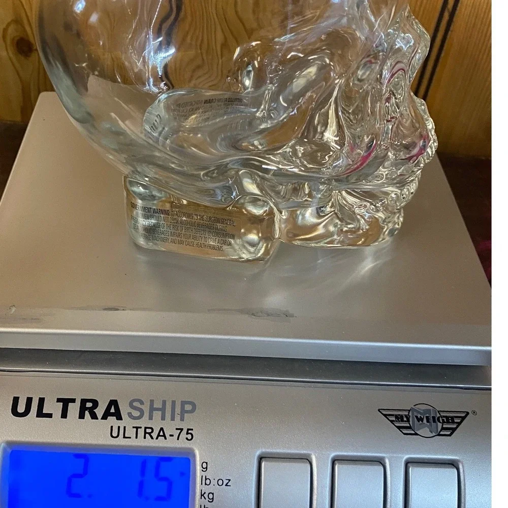 Crystal‎ Head Vodka Empty Skull Glass Bottle 750ml Decanter Bar Decor Canada